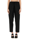 Mm6 Maison Margiela Pantaloni Nero In Black
