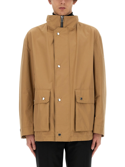 Hugo Boss Boss Regular Fit Jacket In Beige