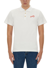 Bally Logo Embroidered Short-sleeved Polo Shirt In White