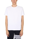 Thom Browne Jersey Relaxed Side Slit Tee Clothing In White