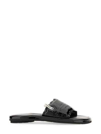 Premiata Slide Sandal In Black