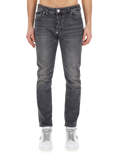 Philipp Plein Skinny Fit Jeans In Denim