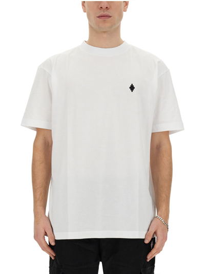 Marcelo Burlon County Of Milan T-shirt Marcelo Burlon Cross In Cotton In Bianco