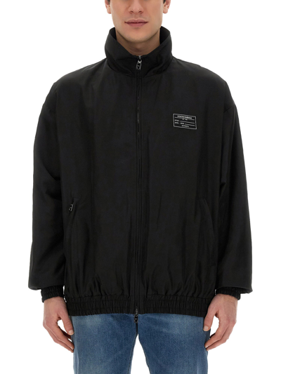 Dolce & Gabbana Hooded Jacket In Black