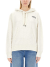 Isabel Marant Sylla Hoodie In Powder