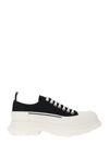 Alexander Mcqueen Alexander Mc Queen Black/white Tread Slick Shoes In Black