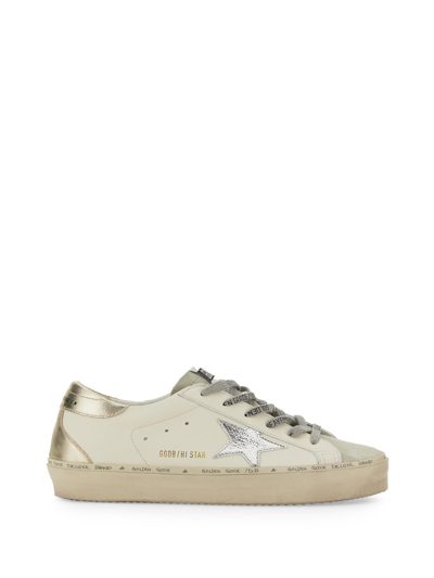 Golden Goose "hi Star" Trainer In Ivory