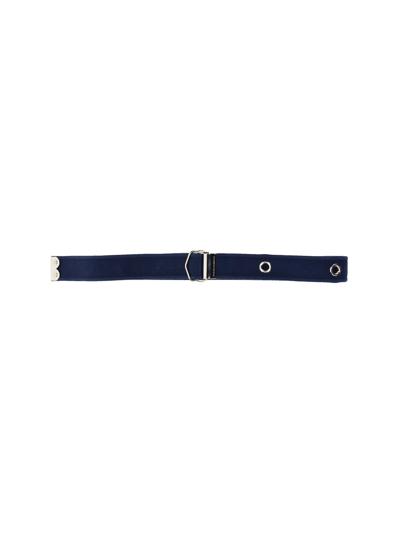 Dolce & Gabbana Belt With Logo In Blue