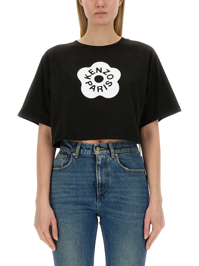 KENZO CROPPED FIT T-SHIRT