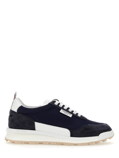 Thom Browne Alumni Trainers In Blue