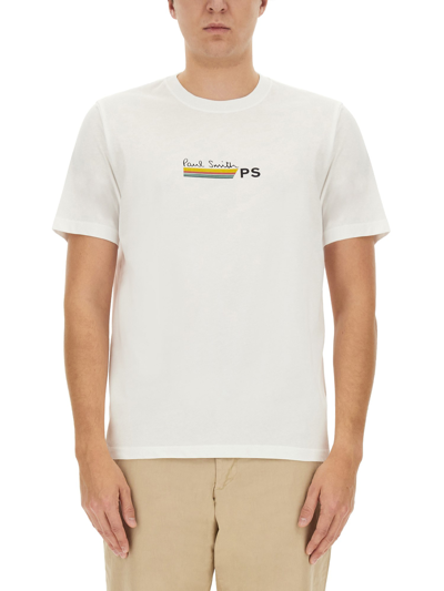 Ps By Paul Smith T-shirt With Logo In White