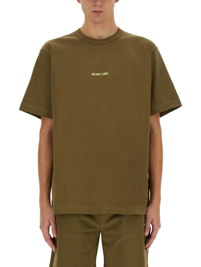 Helmut Lang T-shirt  Men Color Green In Military Green