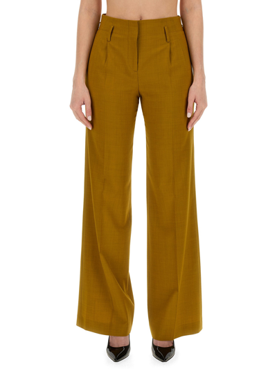 Paul Smith Wool Pants In Yellow