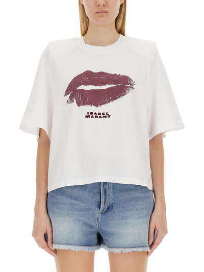 Isabel Marant T-shirt "ben" In White