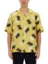 Paul Smith Bowlinghemd Mit Abstraktem Print In Yellow