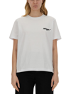 Msgm Timeless Crew Neck Short Sleeve T-shirt In White