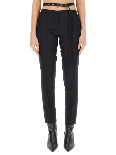 Attico Cut Out Pants In Black