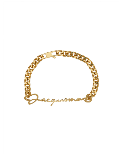 Jacquemus La Gourmette  Bracelet In Gold