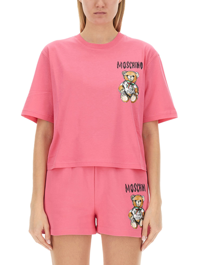 MOSCHINO T-SHIRT WITH LOGO