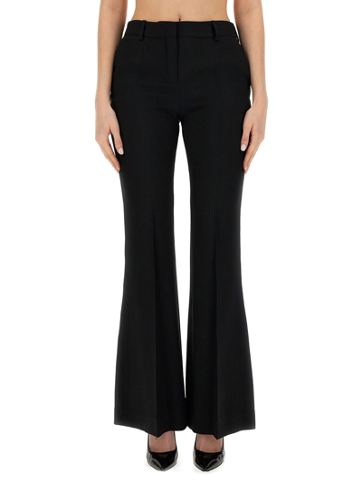 Nina Ricci High-waist Flared Trousers In Black