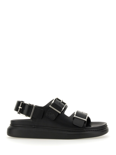 ALEXANDER MCQUEEN LEATHER SANDAL