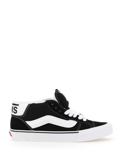 Vans Knu Mid Panelled Trainers In Black