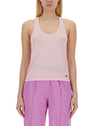 Tom Ford Viscose Tops. In Pink