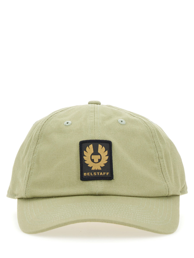 Belstaff Baseball Hat With Logo In Green