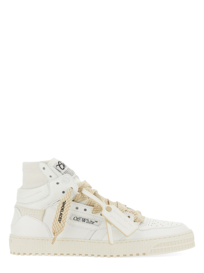 Off-white White Leather Out Of Office High Top Sneakers