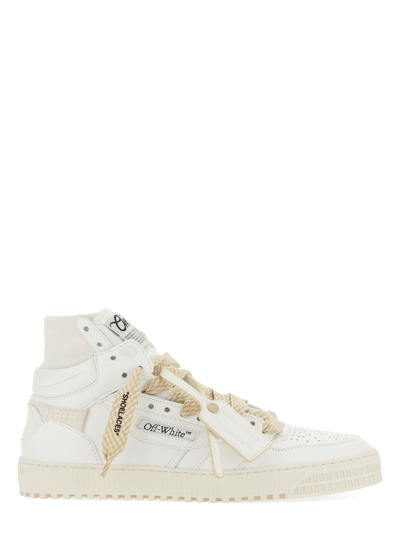 Off-white White Leather Out Of Office High Top Sneakers In White
