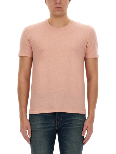 Tom Ford Jersey T-shirt In Pink