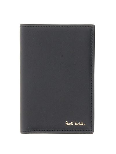 Paul Smith Leather Wallet In Black
