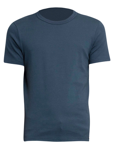 Tom Ford Stretch Cotton T-shirt In Blue