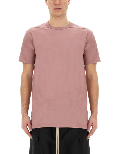 Rick Owens Cotton T-shirt In Pink