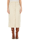 Isabel Marant Étoile Isabel Marant Etoile Vandy Skirt In Powder