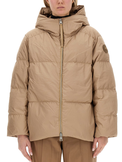 Canada Goose Garnet Quilted Cotton-shell Down Jacket In Beige