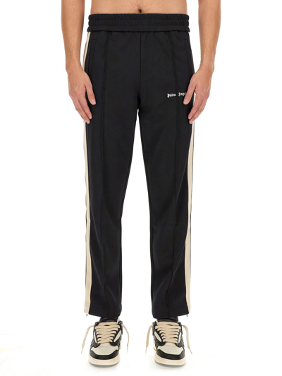 Palm Angels Dpp-pants With Logo In Black