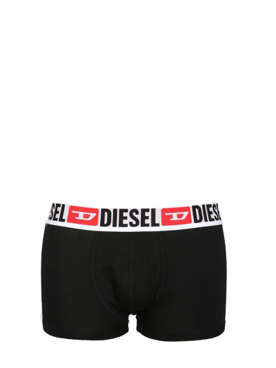 Diesel Pack Of Three Boxers In Black