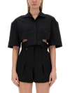 JACQUEMUS SHORT SHIRT "BARI"