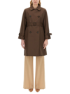 MAX MARA DOUBLE-BREASTED TRENCH COAT "THE CUBE"