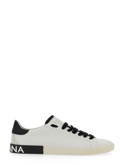 DOLCE & GABBANA LEATHER SNEAKER