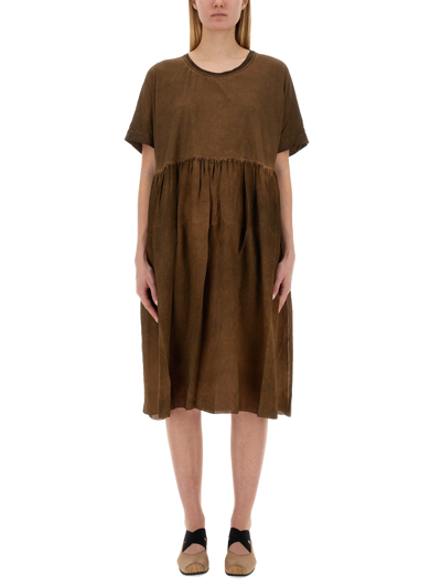Uma Wang Dress Dana In Brown