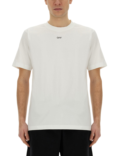 Off-white T-shirt With Logo In White