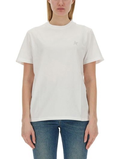 Golden Goose Jersey T-shirt In White