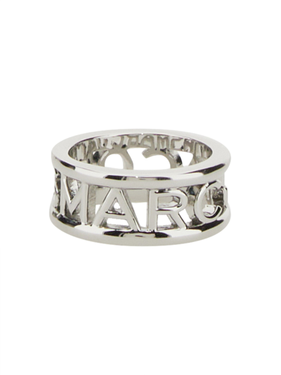 Marc Jacobs The Monogram Ring In Silver