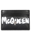 ALEXANDER MCQUEEN CARD HOLDER "SKULL"