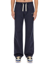Palm Angels Logo Drawstring Track Pants In Blue
