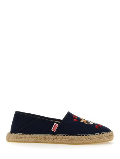 Kenzo Espadrille With Logo In Blue