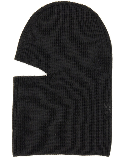 Alexander Wang T Black Logo Compact Deboss Balaclava