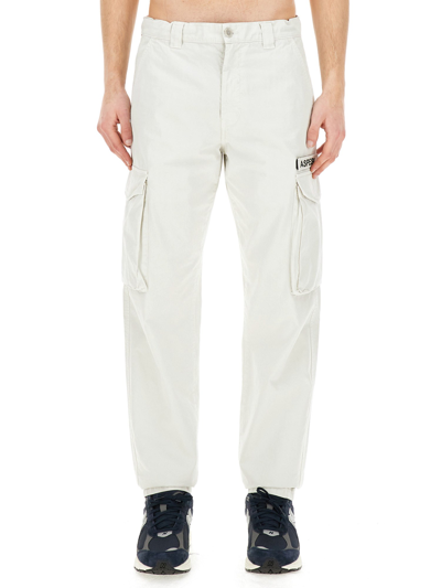 Aspesi Cotton Trousers In Beige